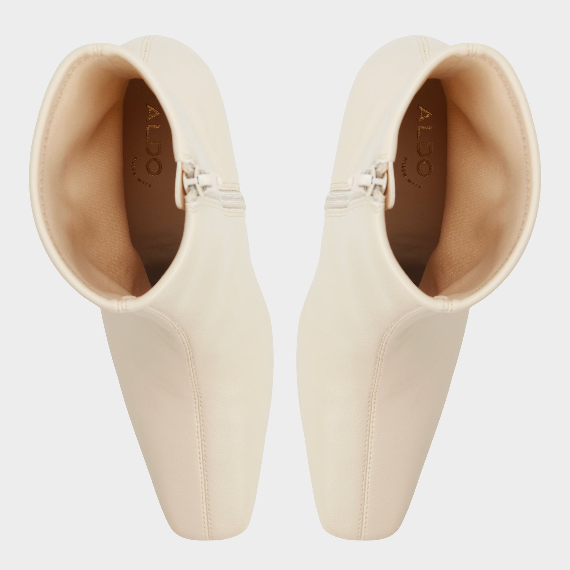 Cybele in Cream - Ankle boot, Block heel - Cream
