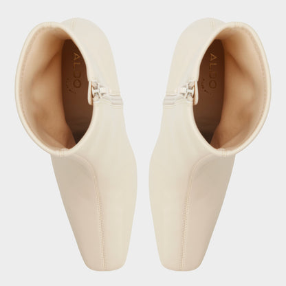 Cybele in Cream - Ankle boot, Block heel - Cream