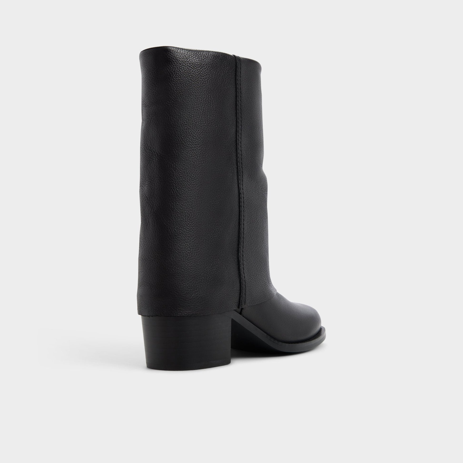 Nolya in Black - Ankle boot, Block heel - Black