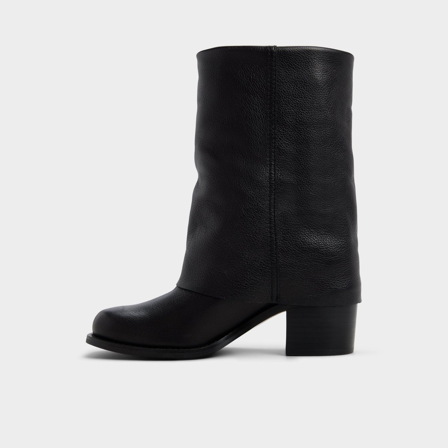Nolya in Black - Ankle boot, Block heel - Black