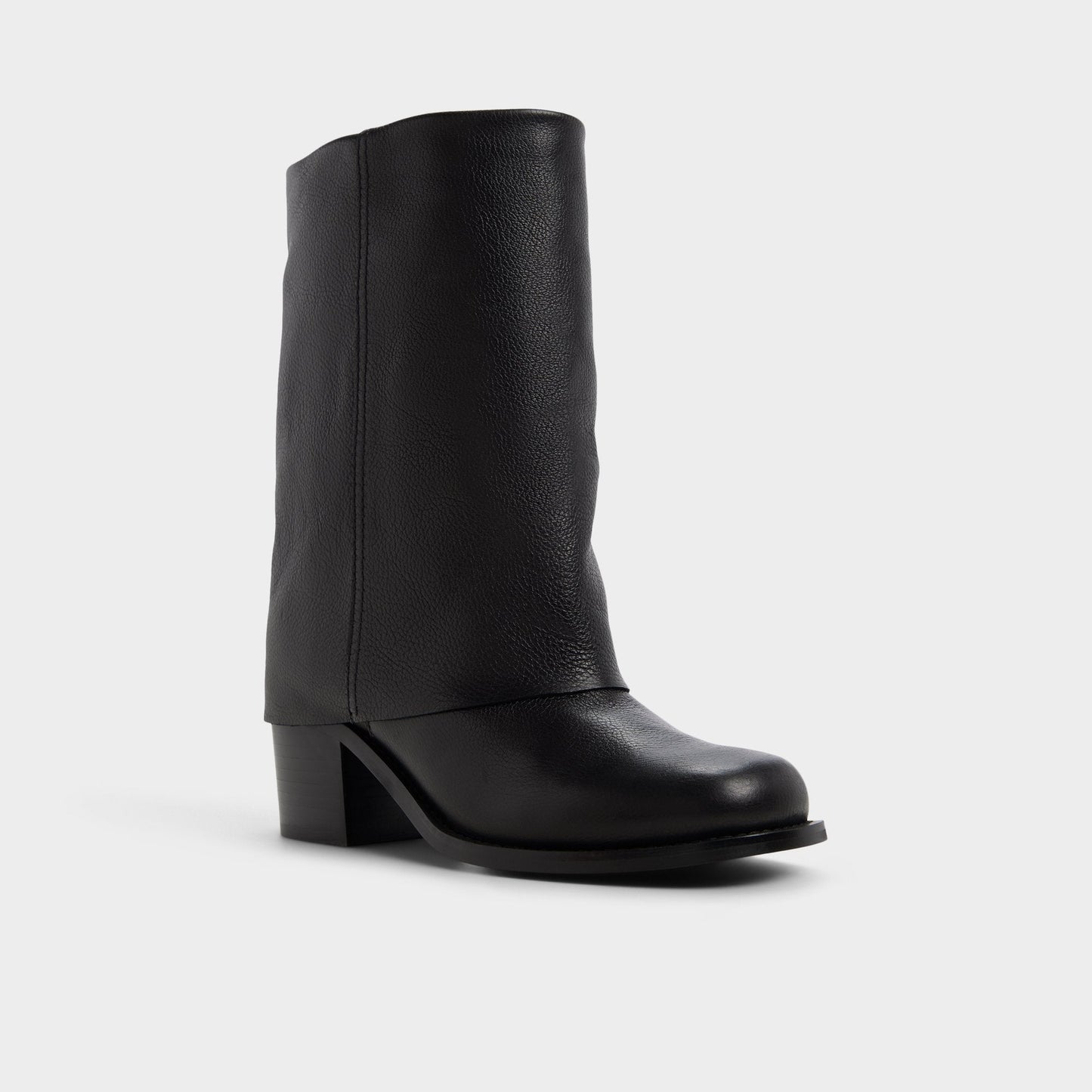 Nolya in Black - Ankle boot, Block heel - Black