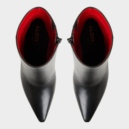 Guavaberry in Black - Ankle boot, Stiletto heel - Black