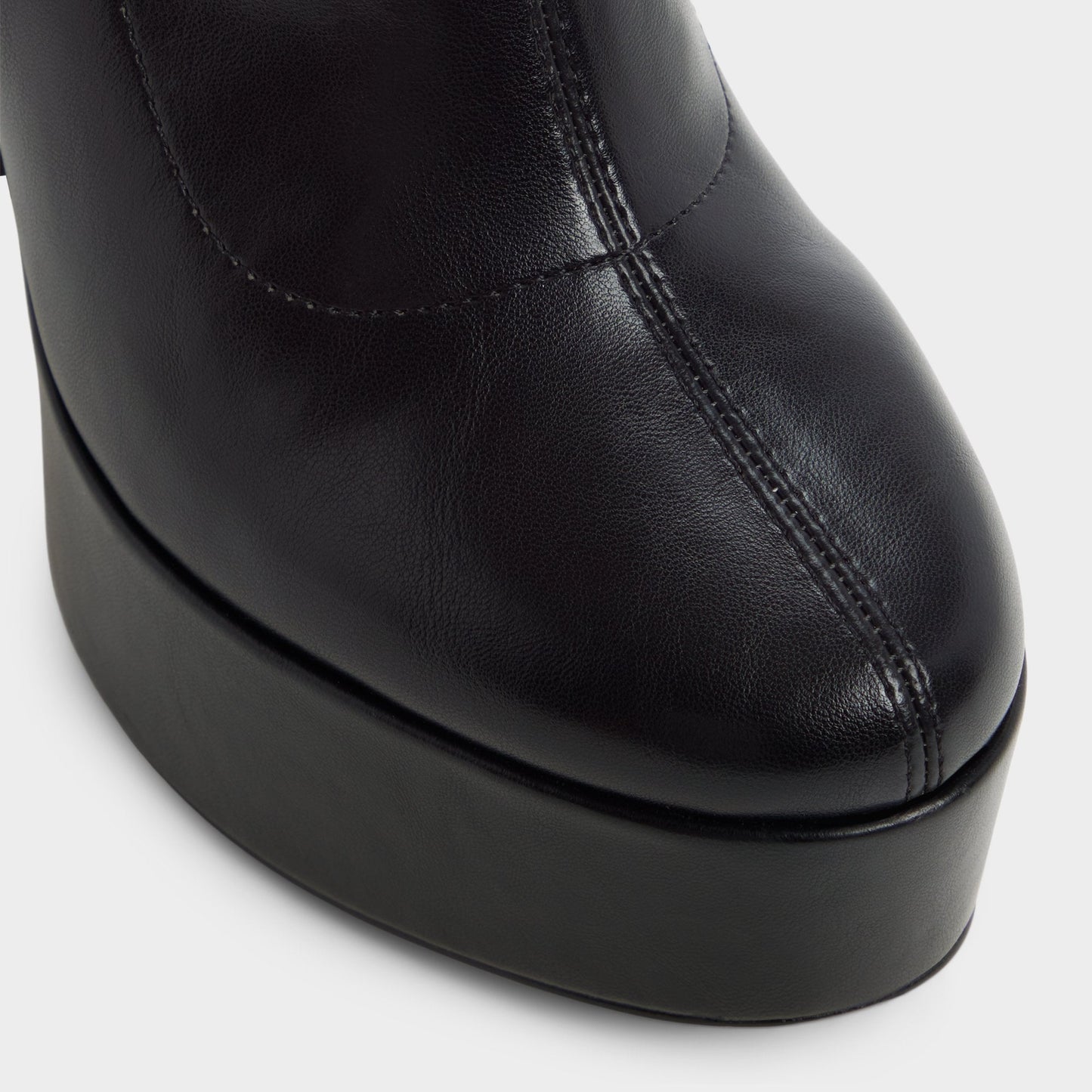 Brejara in Black - Ankle boot, Platform - Black