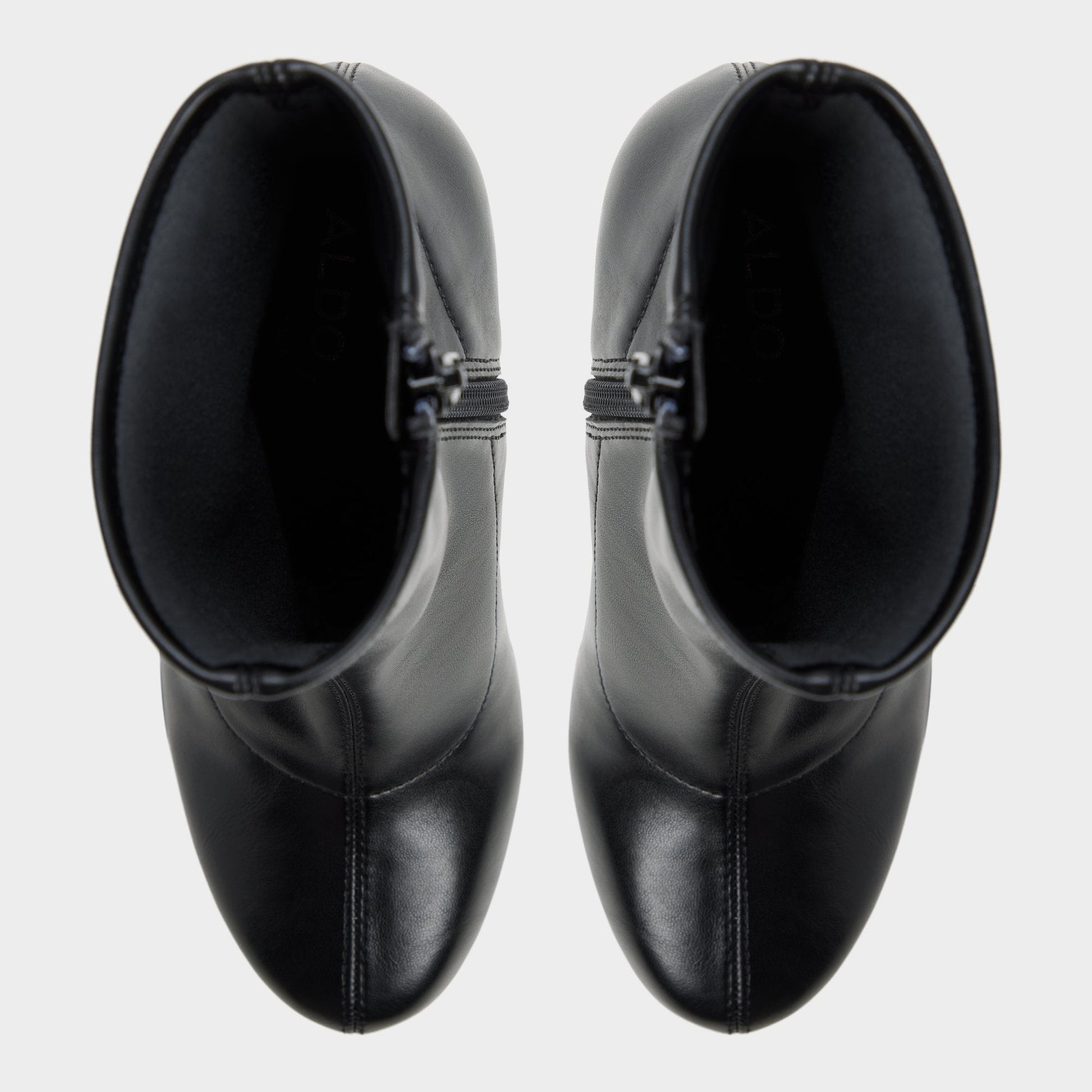 Brejara in Black - Ankle boot, Platform - Black