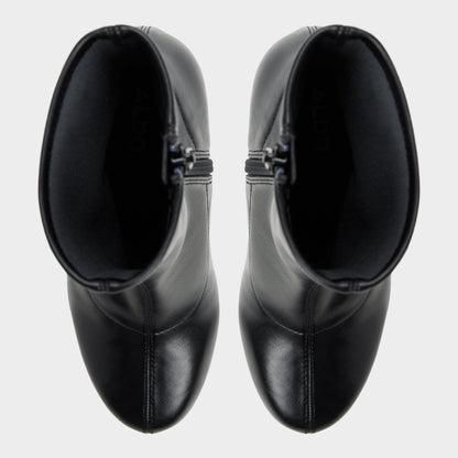 Brejara in Black - Ankle boot, Platform - Black