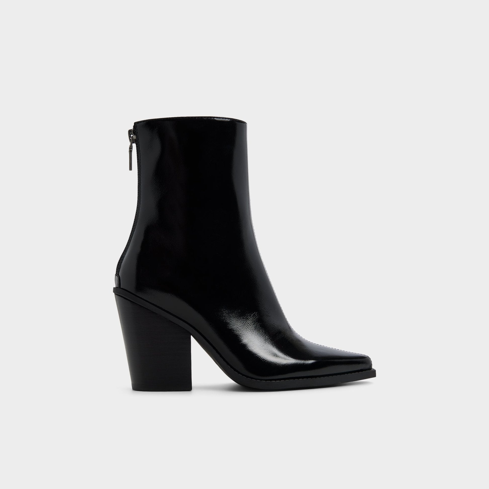 Norelle in Black - Ankle boot, Block heel - Black