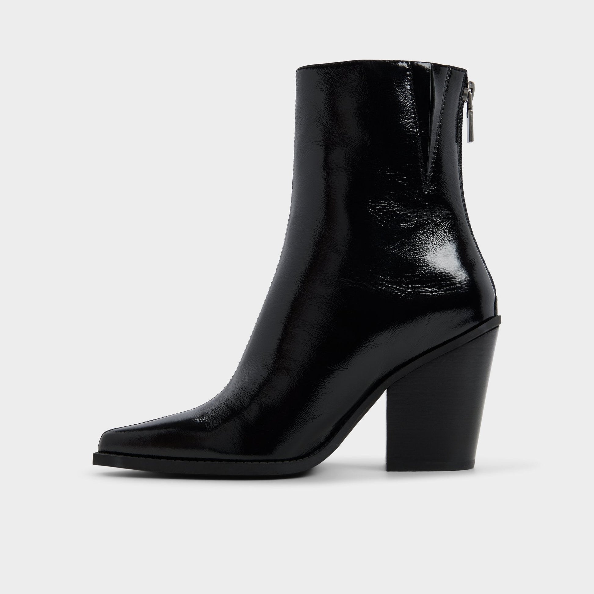 Norelle in Black - Ankle boot, Block heel - Black