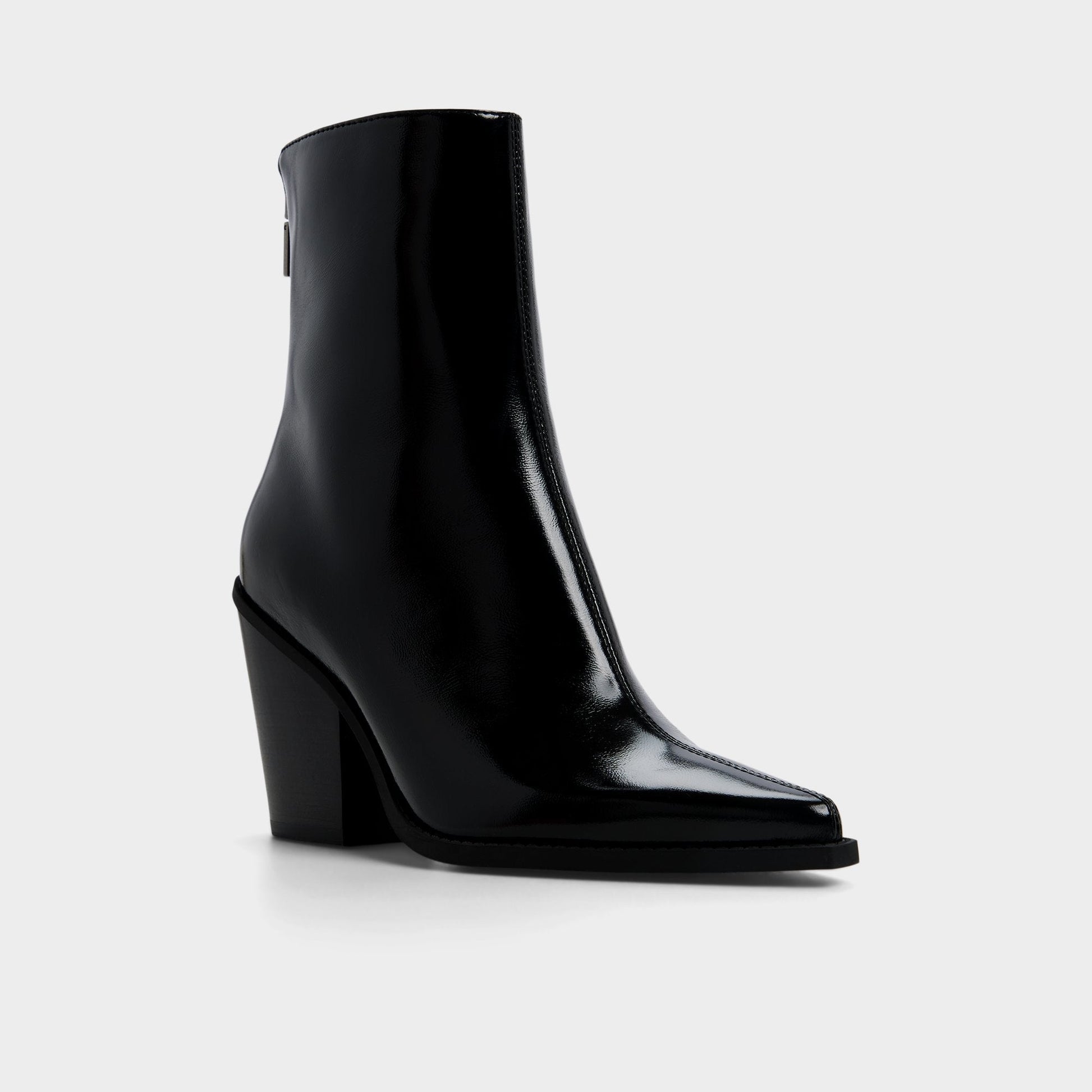 Norelle in Black - Ankle boot, Block heel - Black