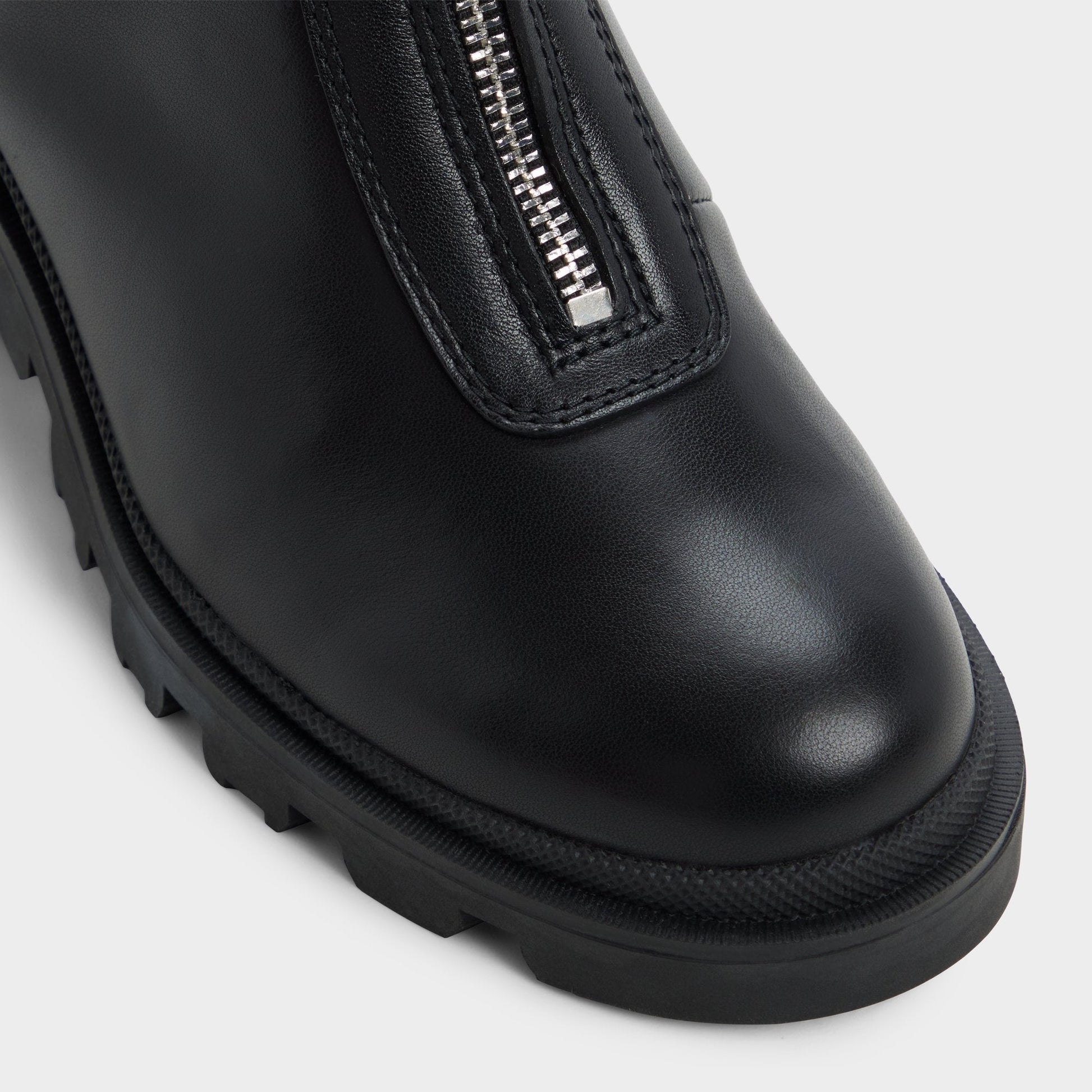 Merielle in Black - Ankle boot, Lug sole - Black