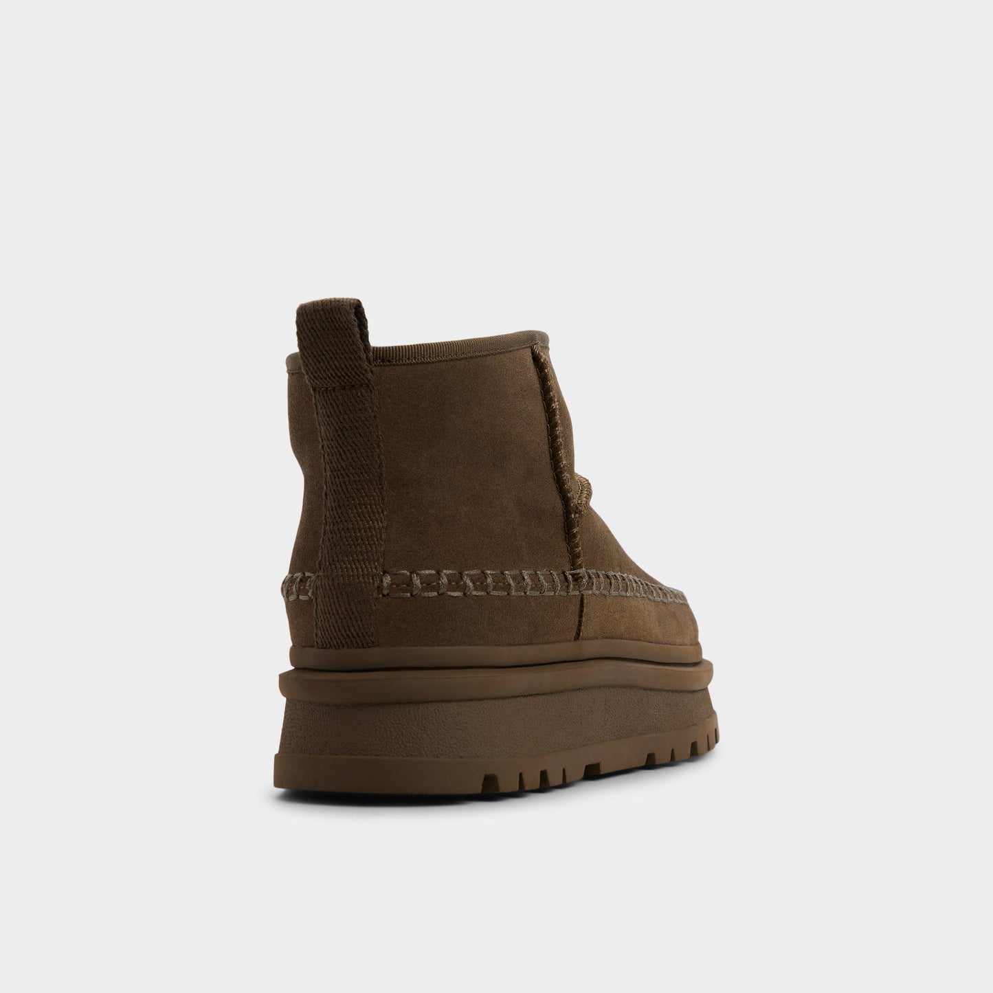 Milanie in Dark Green - Ankle boot, Lug sole - Dark Green