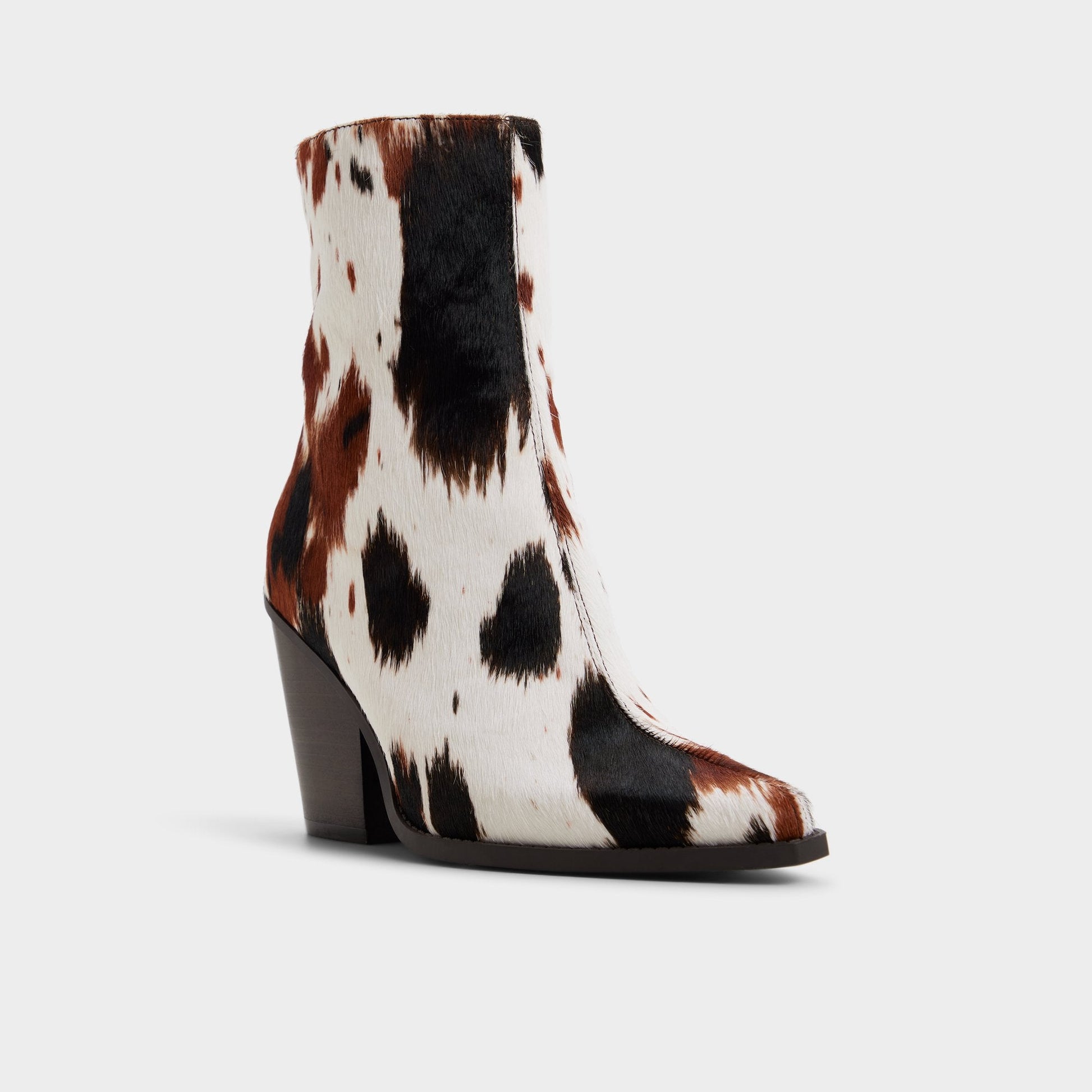 Norelle in Open Brown - Ankle boot, Block heel - Open brown