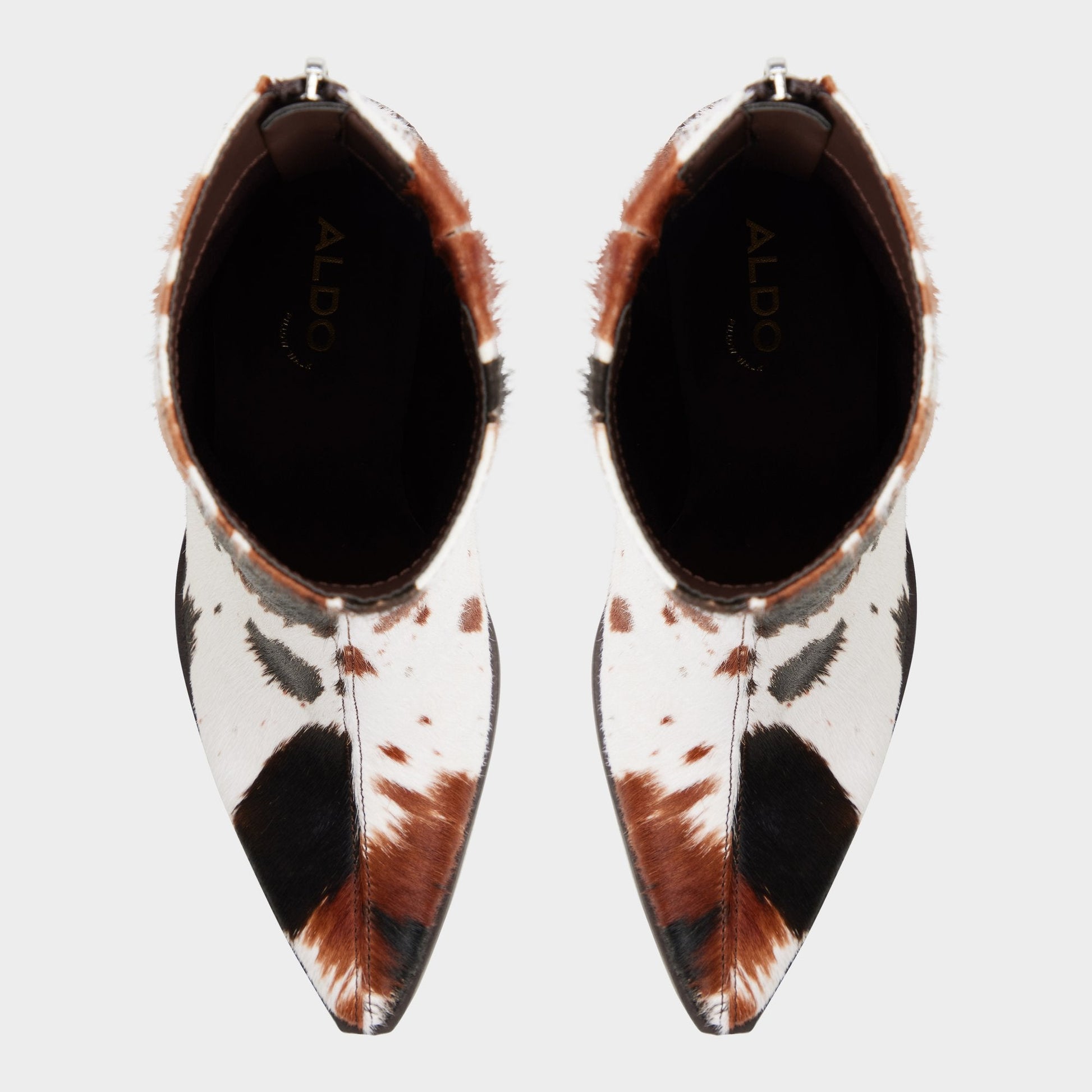 Norelle in Open Brown - Ankle boot, Block heel - Open brown