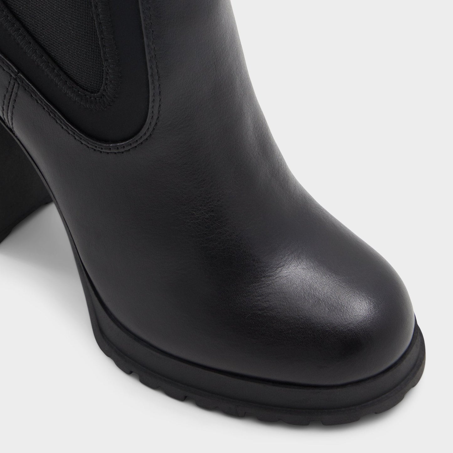 Bold Black Women's Ankle boots - Ankle boot, Lug sole - Black