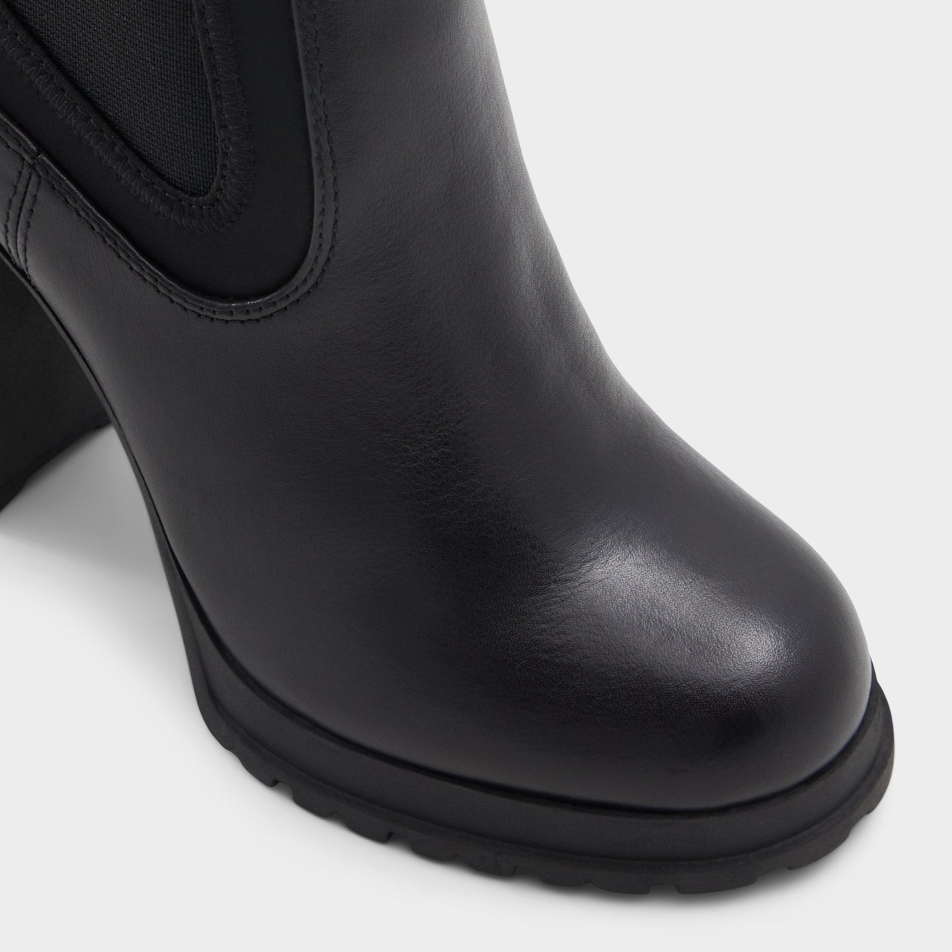 Bold Black Women's Ankle boots - Ankle boot, Lug sole - Black