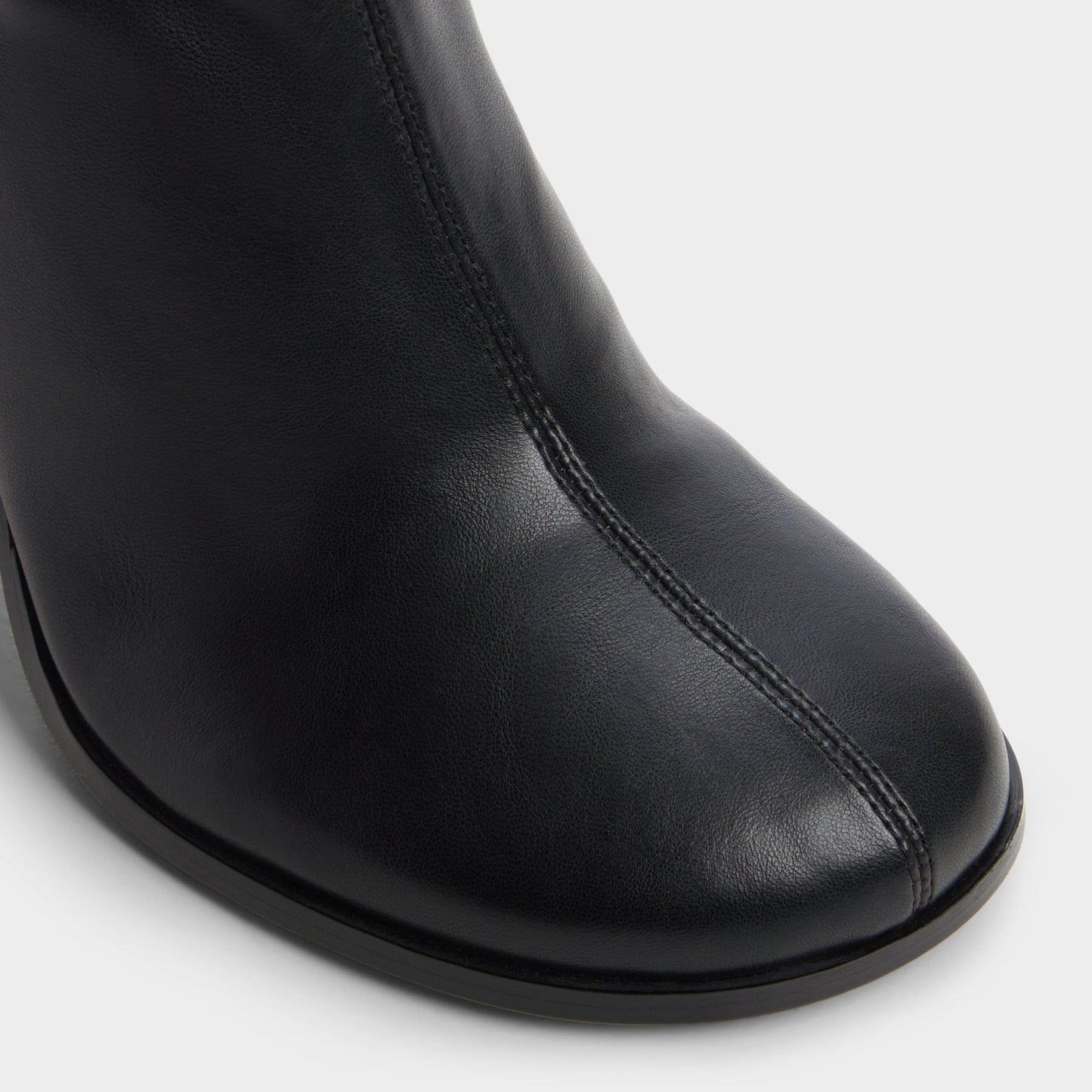 Evander in Black - Ankle boot, Stiletto heel - Black