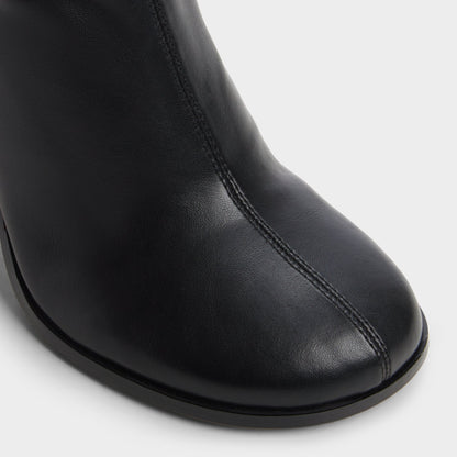 Evander in Black - Ankle boot, Stiletto heel - Black