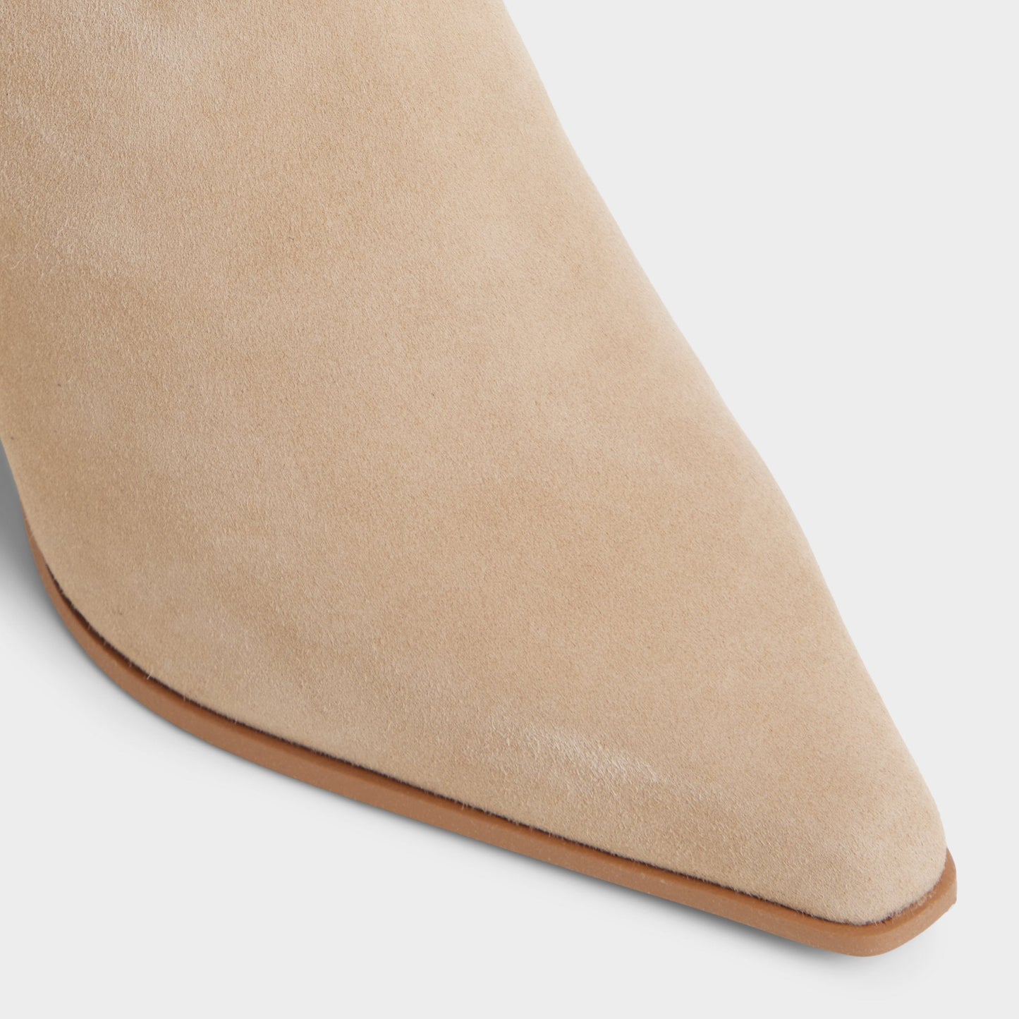 Shanah in Light Beige - Ankle boot, Block heel - Light beige