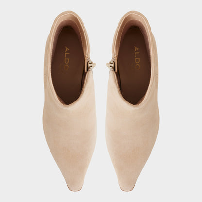 Shanah in Light Beige - Ankle boot, Block heel - Light beige