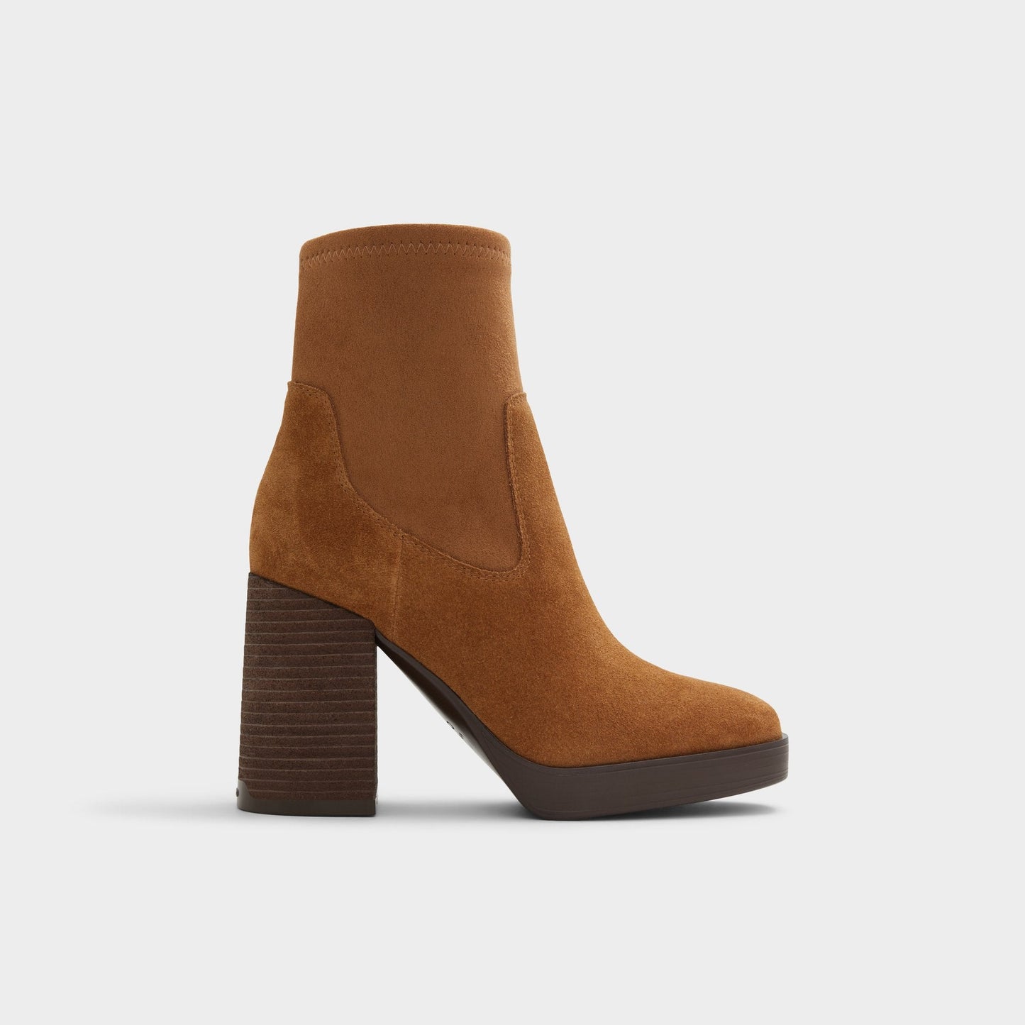 Voss Dark Brown Women's Casual boots - Ankle boot, Block heel - Dark Brown