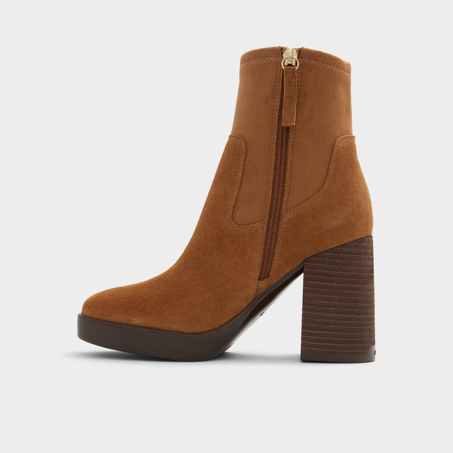 Voss Dark Brown Women's Casual boots - Ankle boot, Block heel - Dark Brown
