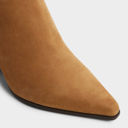 Shaniah in Light Brown - Ankle boot, Block heel - Light Brown