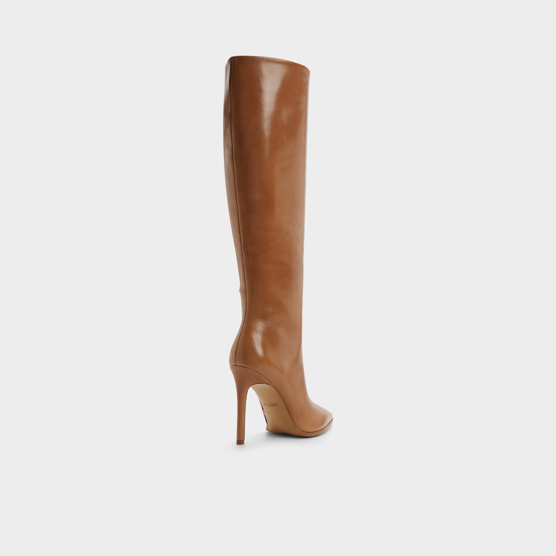Alabrenda - Knee-high boot, Stiletto heel - Tan