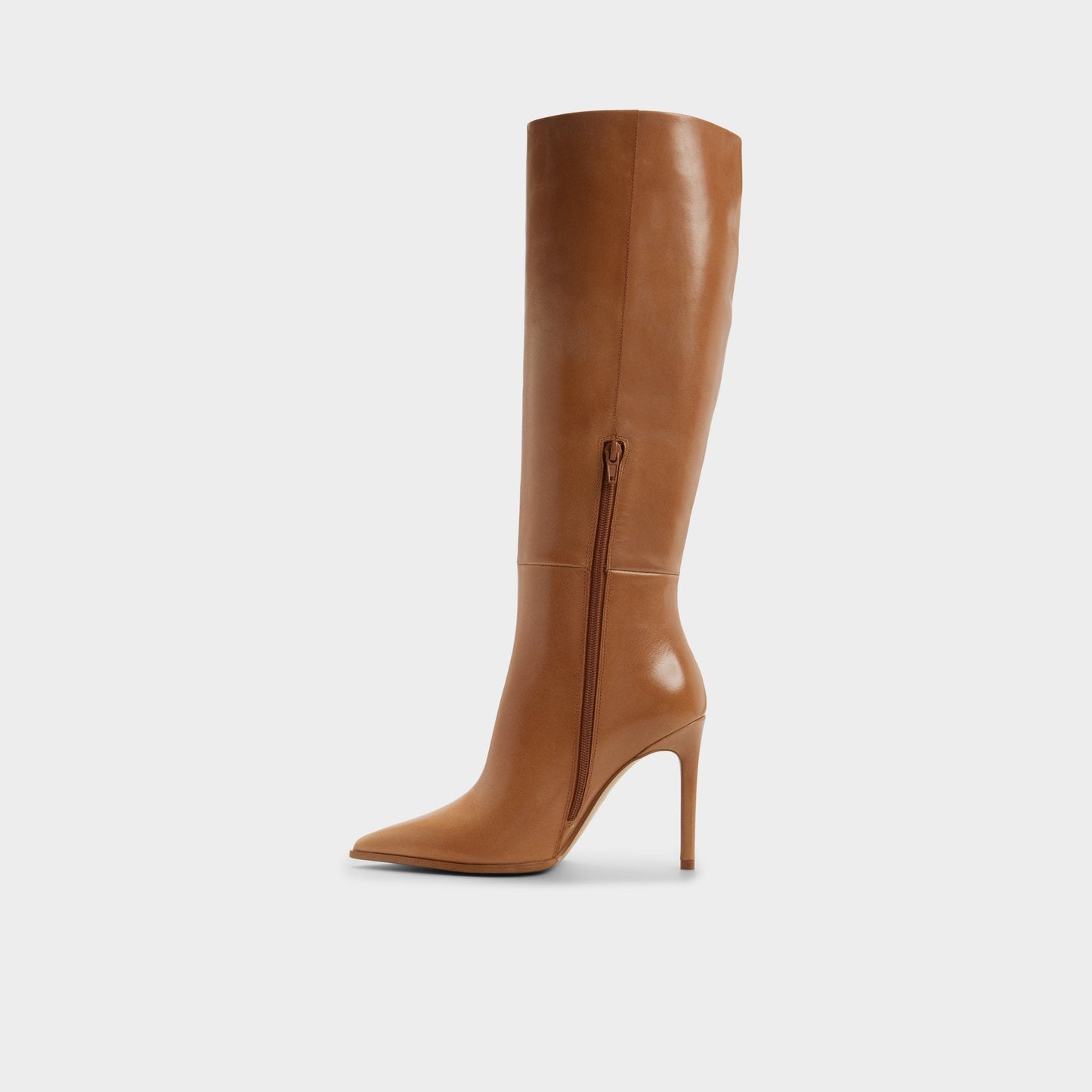 Alabrenda - Knee-high boot, Stiletto heel - Tan