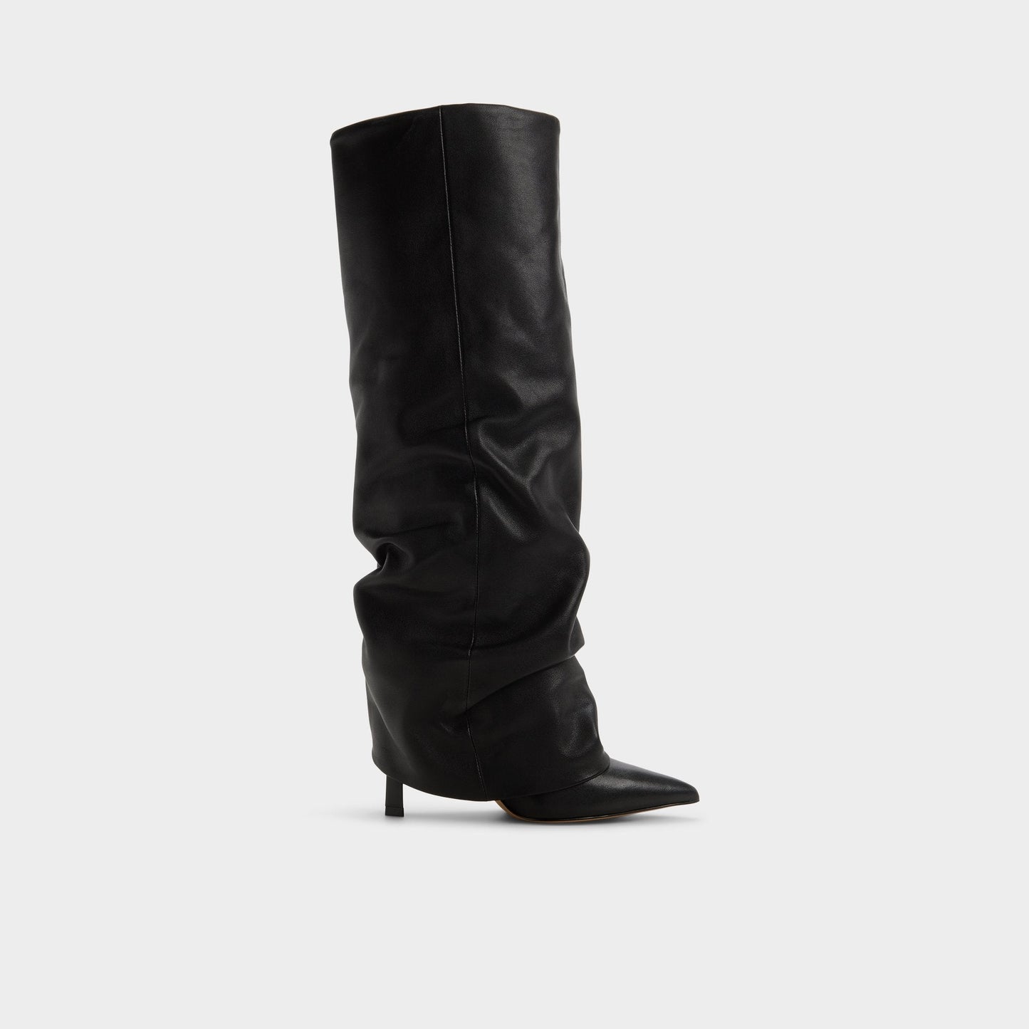 Enalavia - Knee-high boot, Stiletto heel - Black
