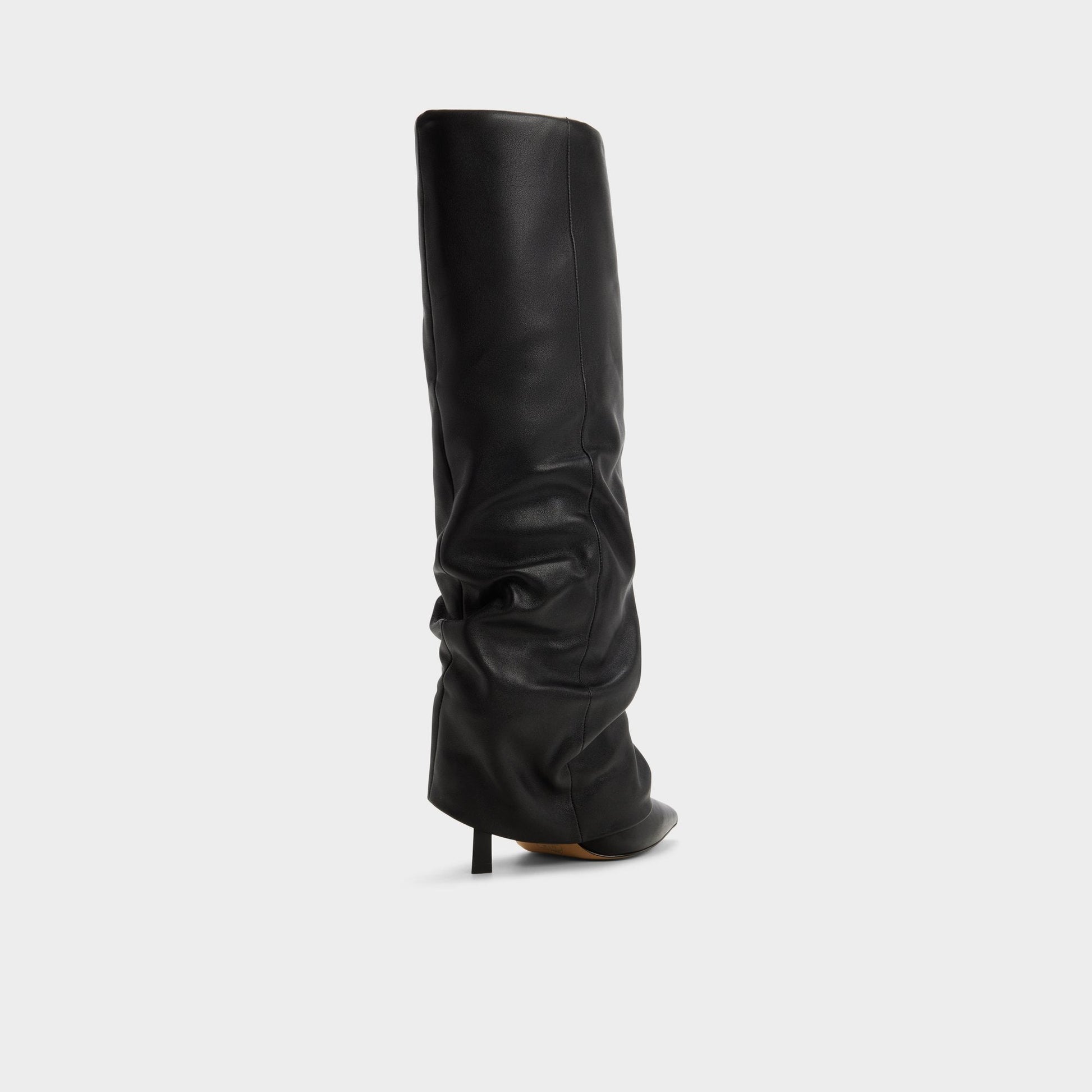 Enalavia - Knee-high boot, Stiletto heel - Black