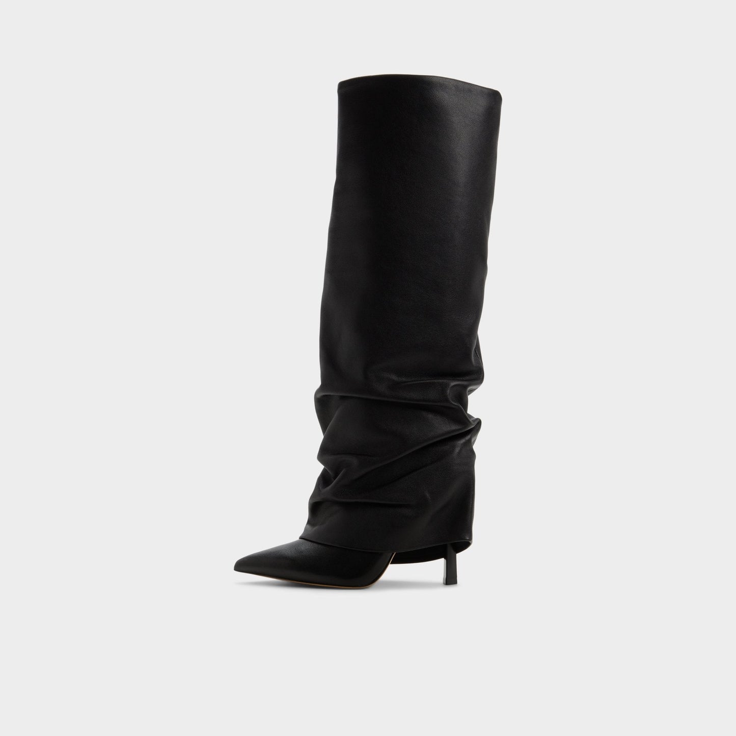 Enalavia - Knee-high boot, Stiletto heel - Black