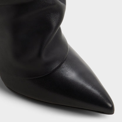 Enalavia - Knee-high boot, Stiletto heel - Black