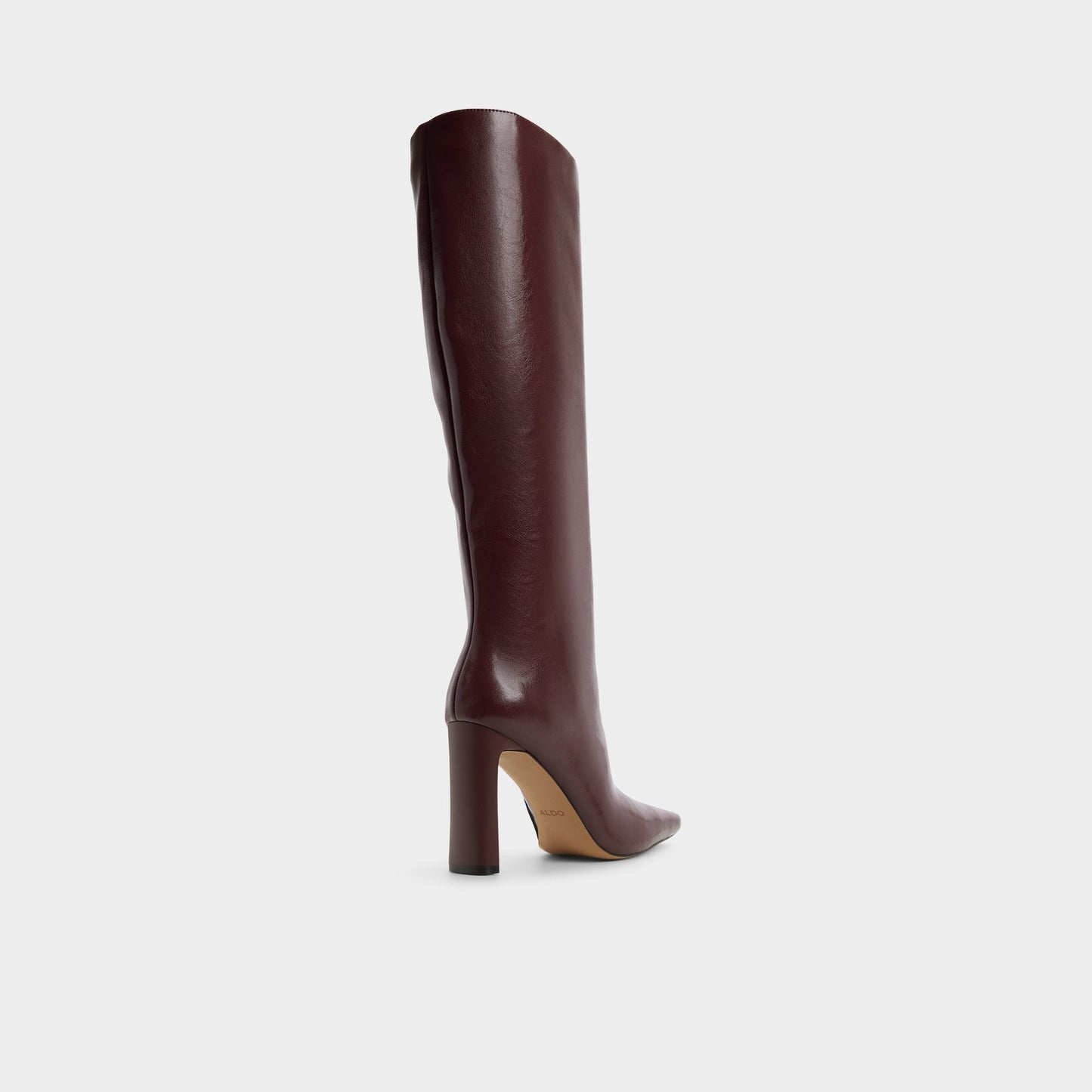 Elyne in Burgundy - Knee-high boot - Burgundy