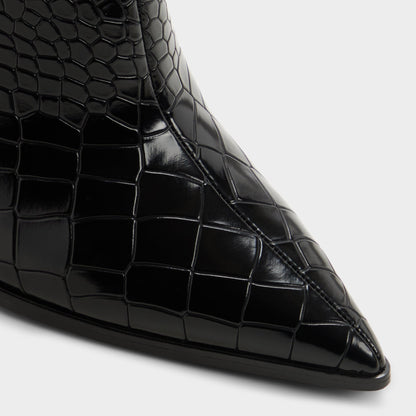 Alabrenda - Knee-high boot, Stiletto heel - Black