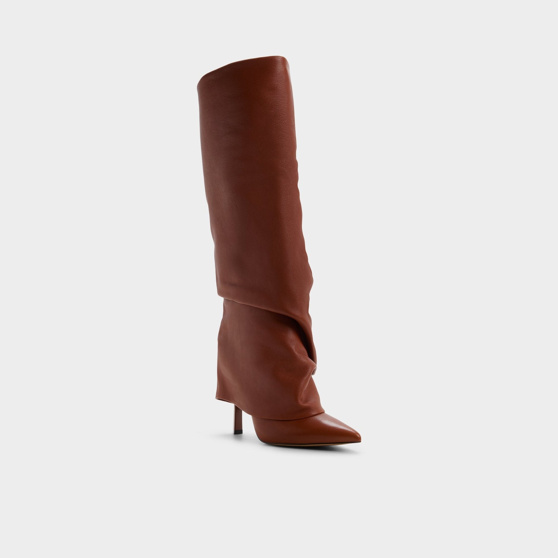 Enalavia - Knee-high boot, Stiletto heel - Tan