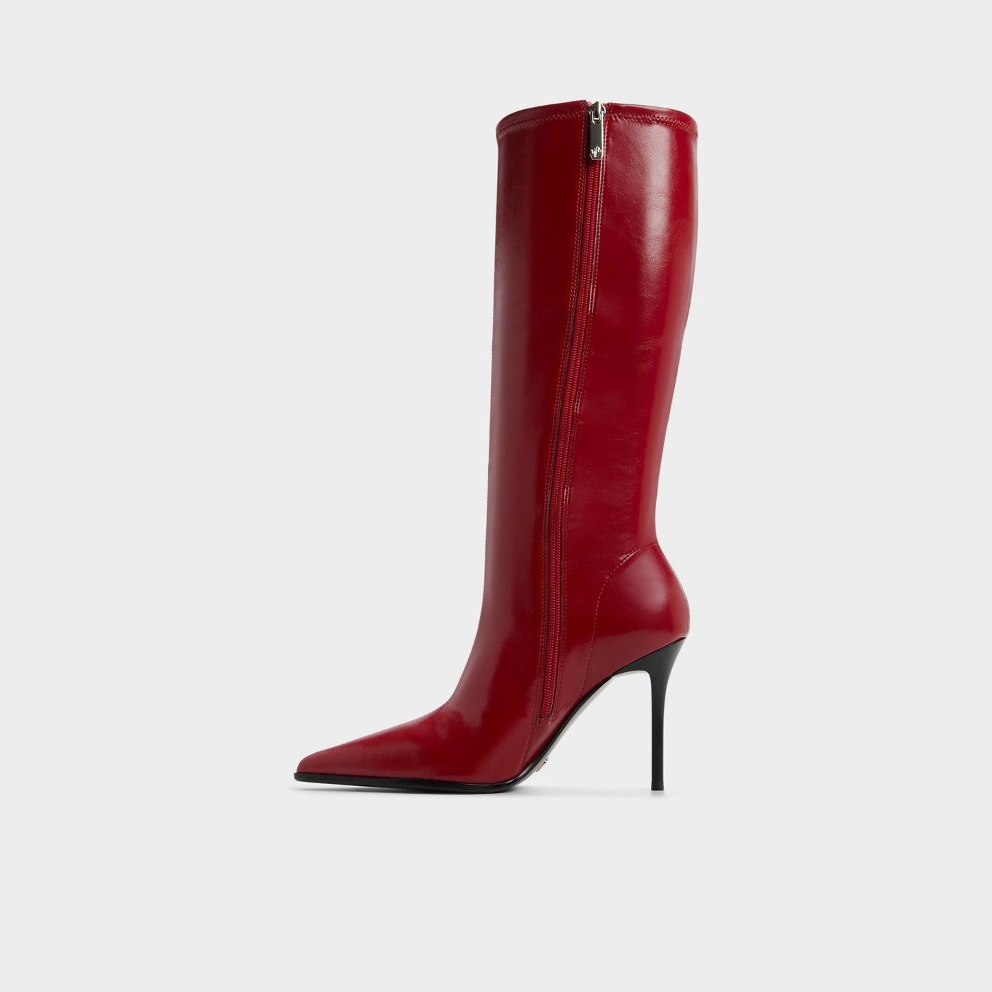 Re in Emily Medium Red - Knee-high boot, Stiletto heel - Medium red