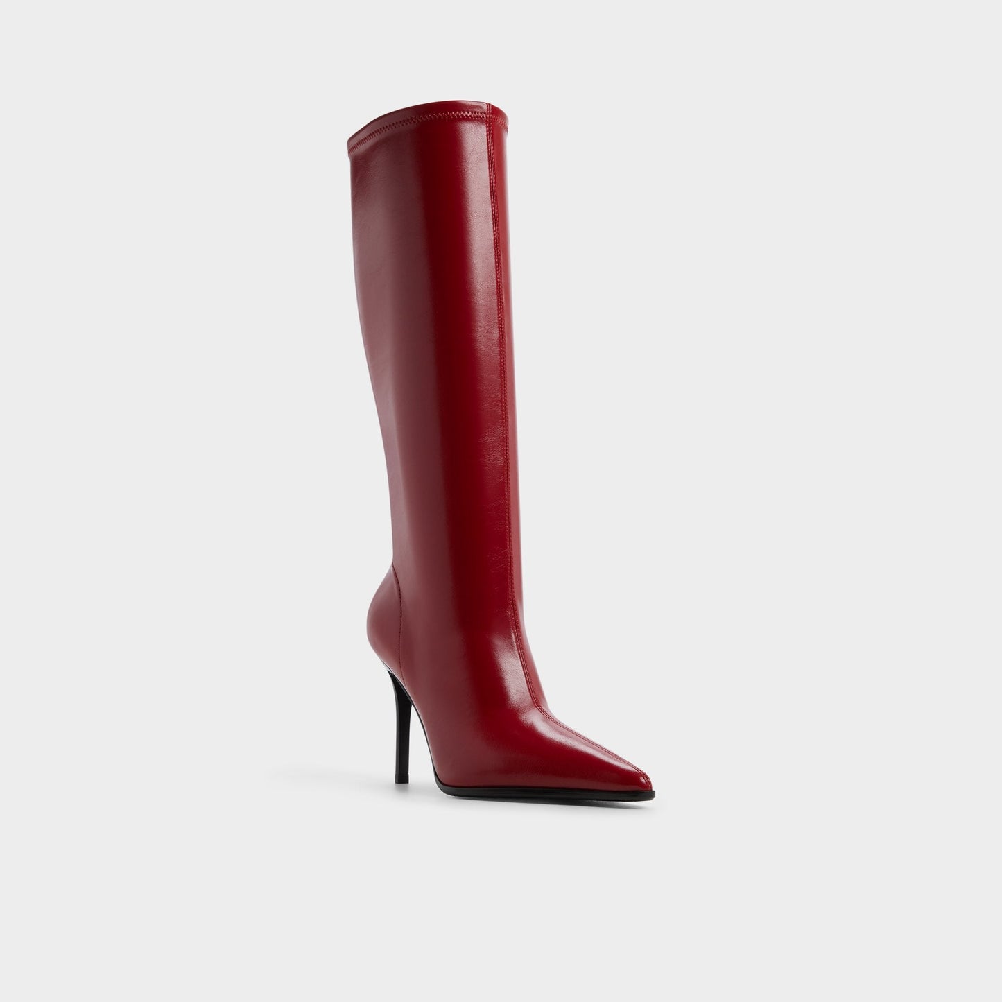 Re in Emily Medium Red - Knee-high boot, Stiletto heel - Medium red