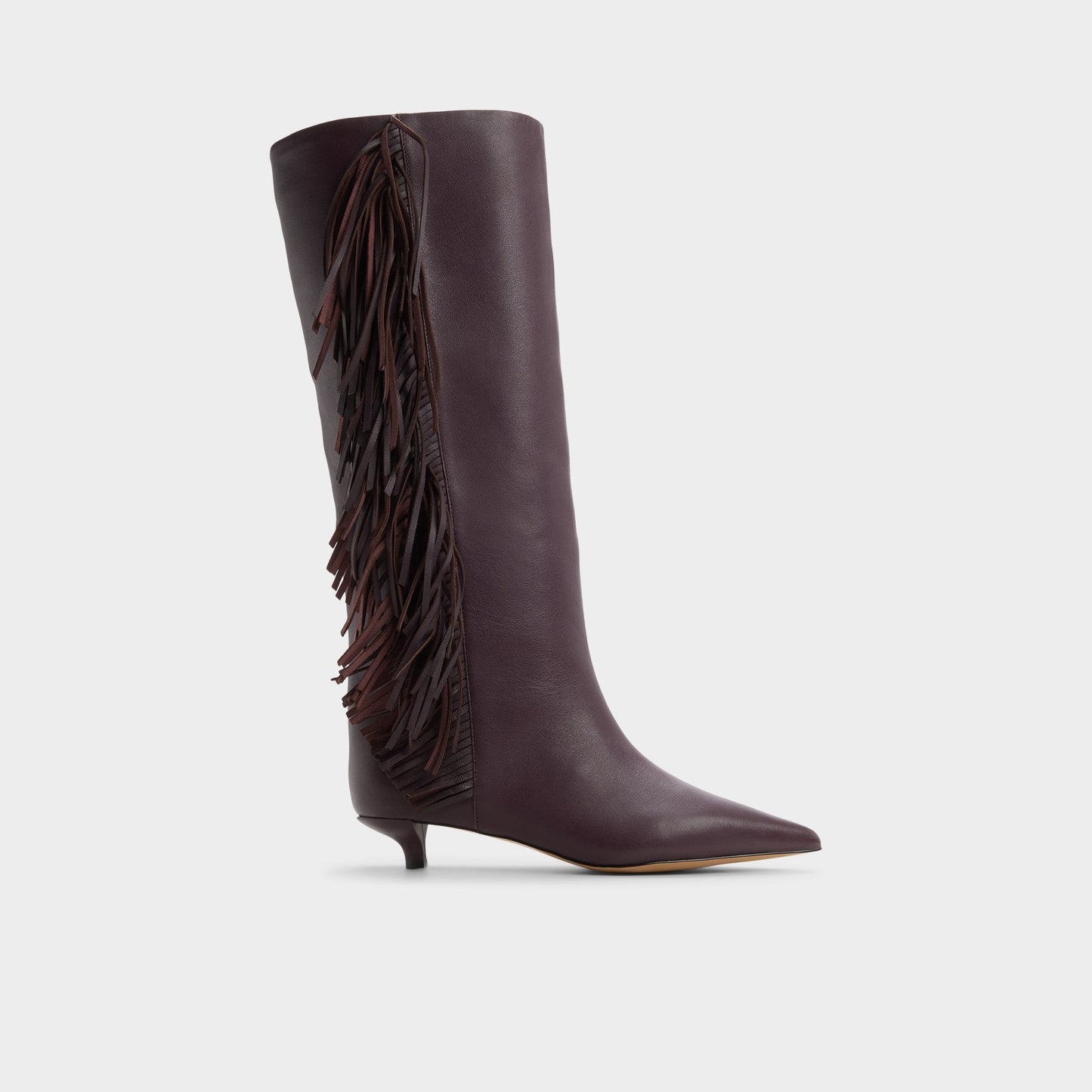 Gabelio in Bordo - Knee-high boot, Kitten heel - Bordo