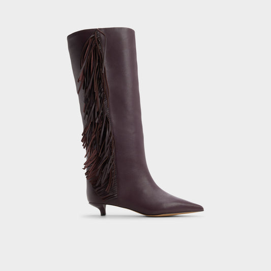Gabelio in Bordo - Knee-high boot, Kitten heel - Bordo