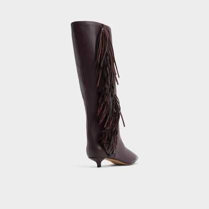 Gabelio in Bordo - Knee-high boot, Kitten heel - Bordo
