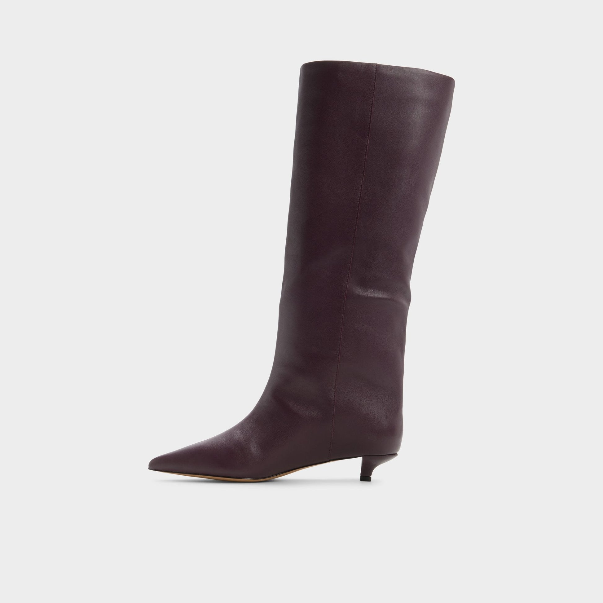 Gabelio in Bordo - Knee-high boot, Kitten heel - Bordo