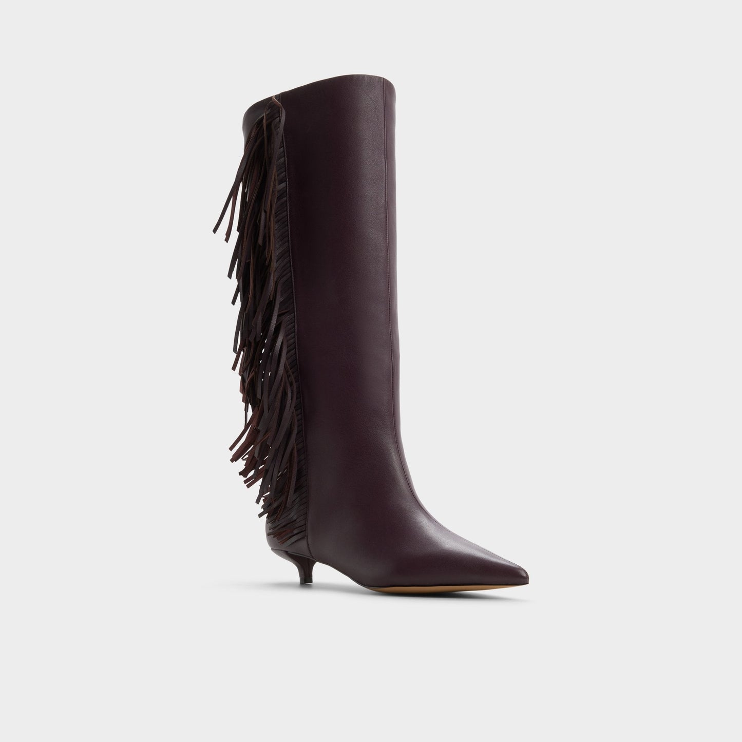 Gabelio in Bordo - Knee-high boot, Kitten heel - Bordo