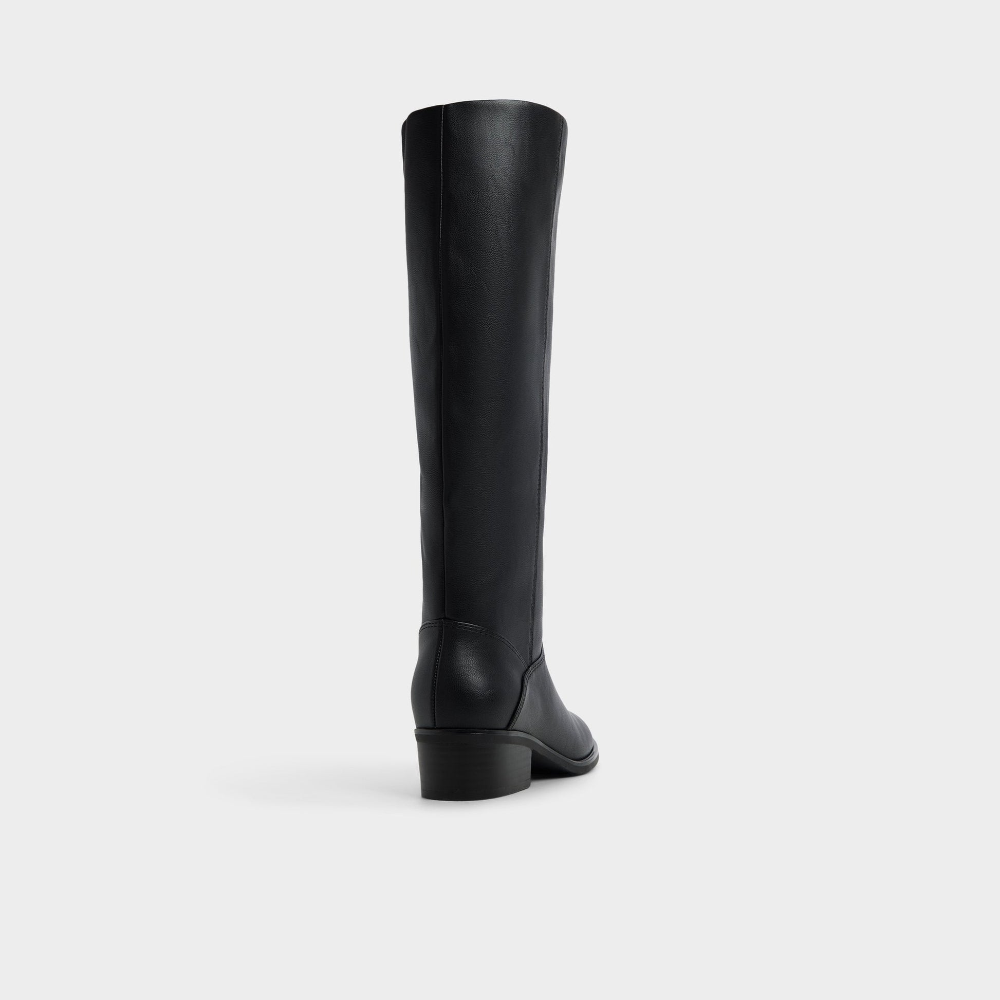 Kaydienh in Black - Knee-high boot, Block heel - Black