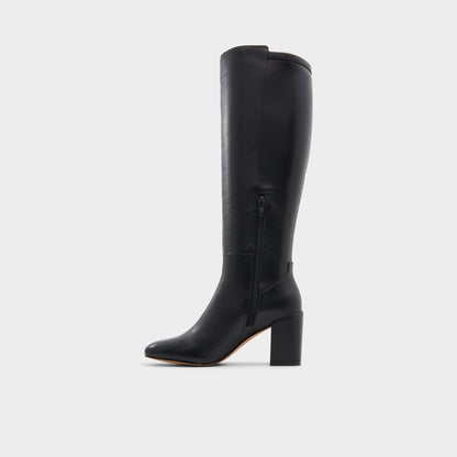 Satori Black/Black Women's Tall Boots - Knee-high boot, Block heel - Black/black