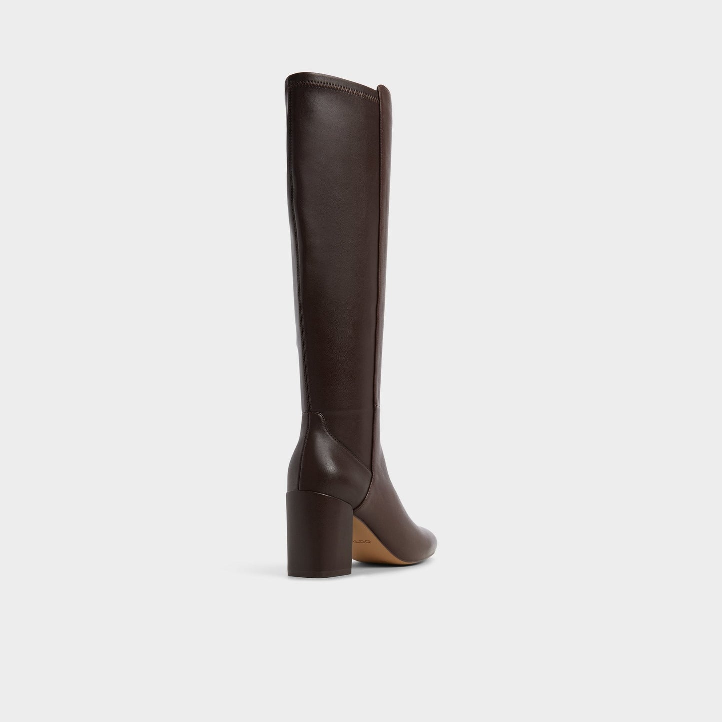 Satori Brown Overflow Women's Tall Boots - Knee-high boot, Block heel - Brown overflow