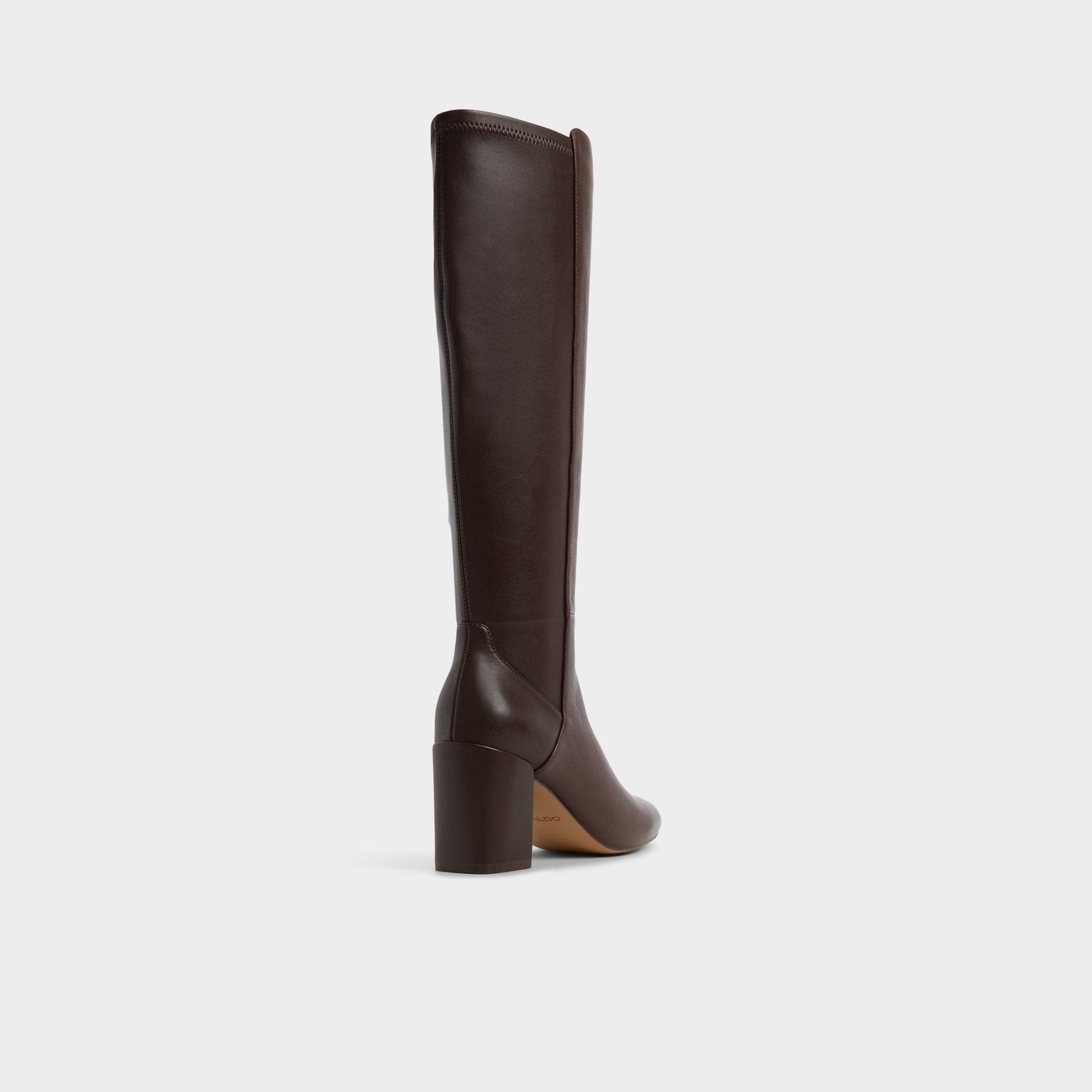 Satori Brown Overflow Women's Tall Boots - Knee-high boot, Block heel - Brown overflow