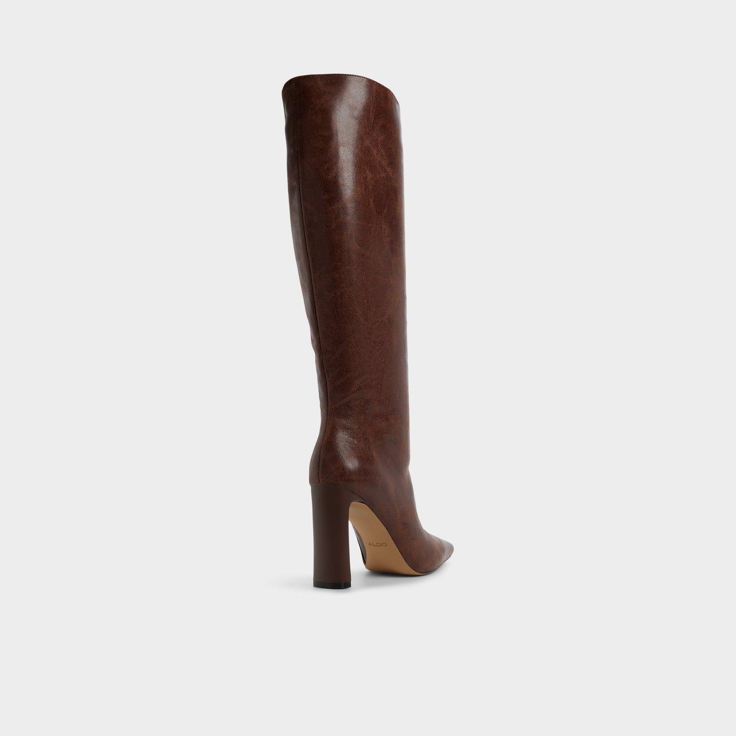 Elyne in Medium Brown - Knee-high boot - Medium brown