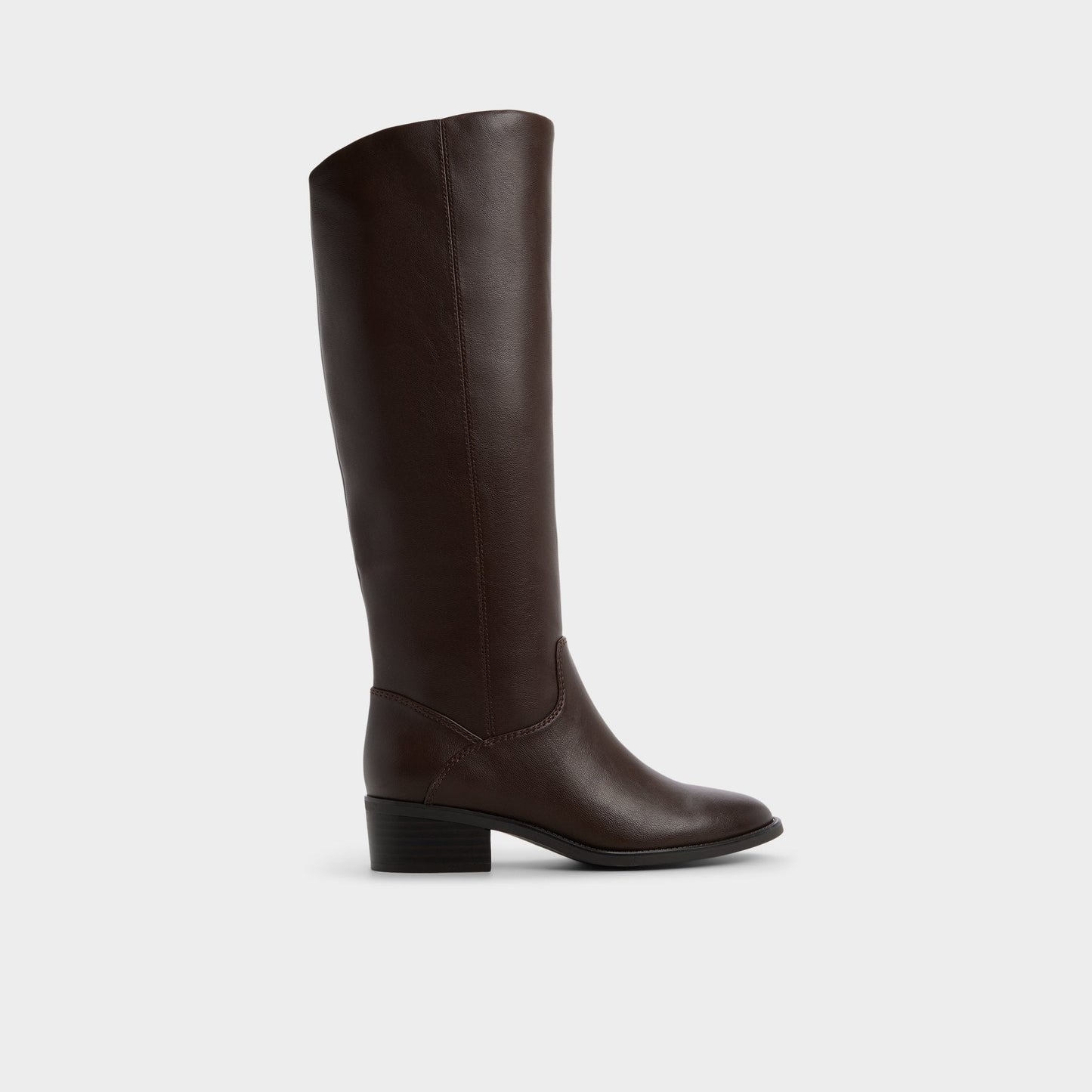 Kaydienh in Dark Brown - Knee-high boot, Block heel - Dark brown