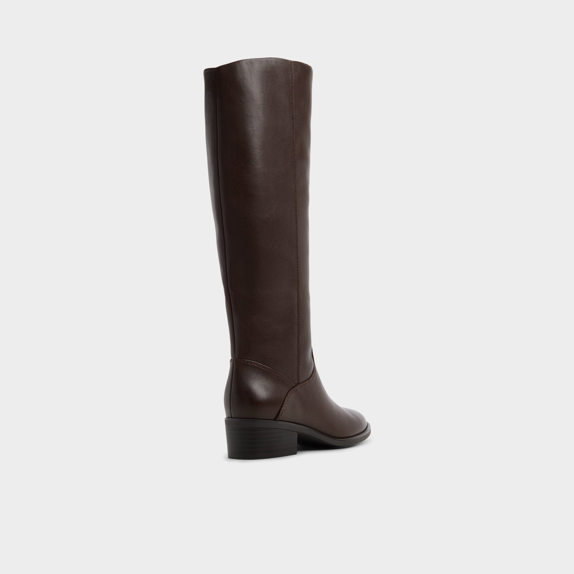 Kaydienh in Dark Brown - Knee-high boot, Block heel - Dark brown