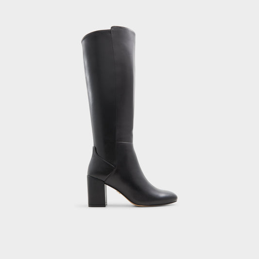 Satori-wc Black/Black Women's Tall Boots - Knee-high boot, Block heel - Black/black
