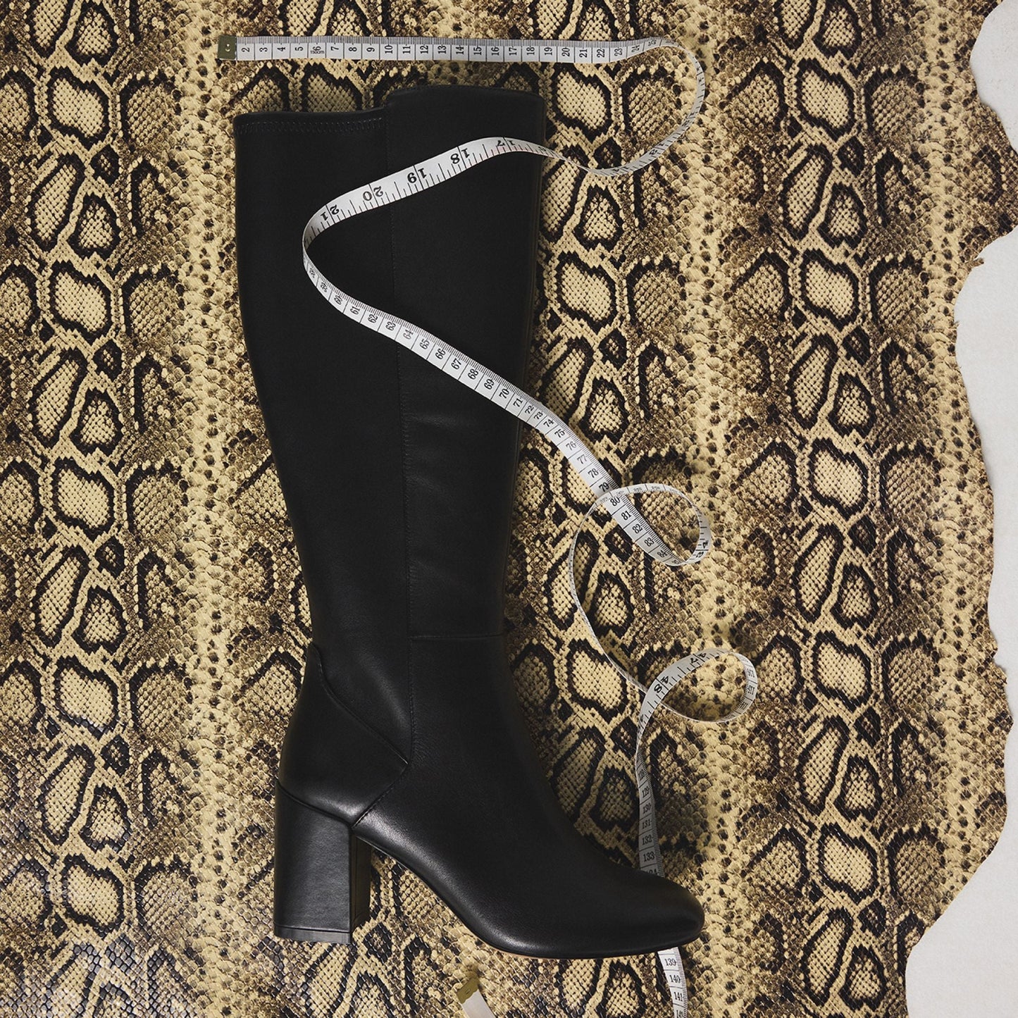 Satori-wc Black/Black Women's Tall Boots - Knee-high boot, Block heel - Black/black
